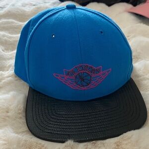 Jump Blue & Black Snapback Hat